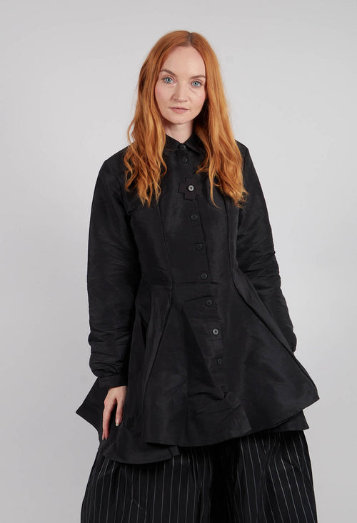 T Blouse in Black