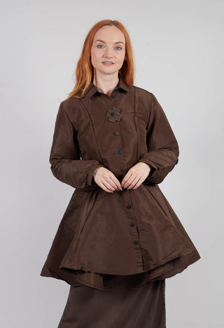 T Blouse in Chocolate