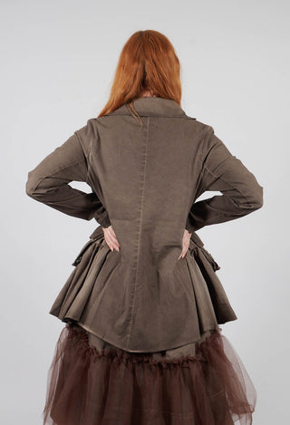 Cargo Blazer in Chocloate