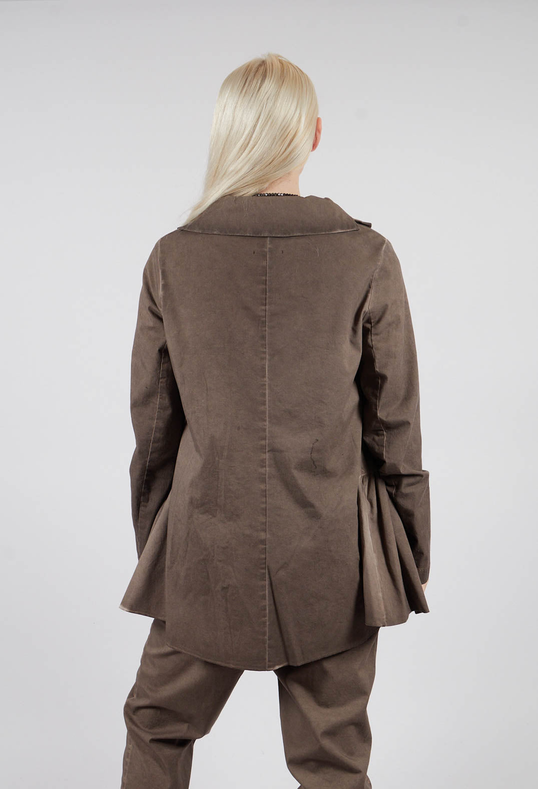 Cargo Blazer in Chocloate