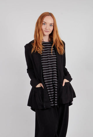 The Delicate Hoodie in Black