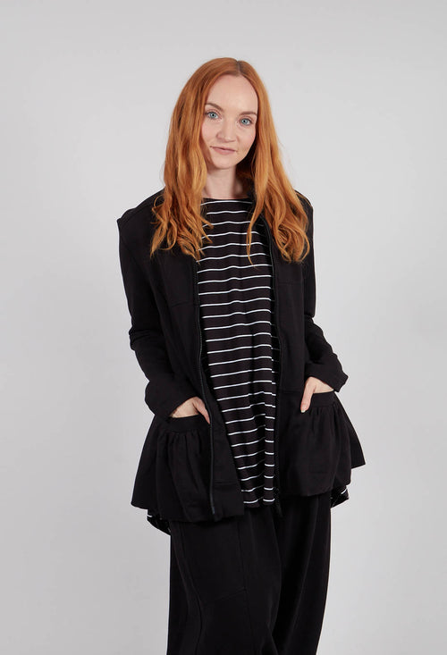 The Delicate Hoodie in Black