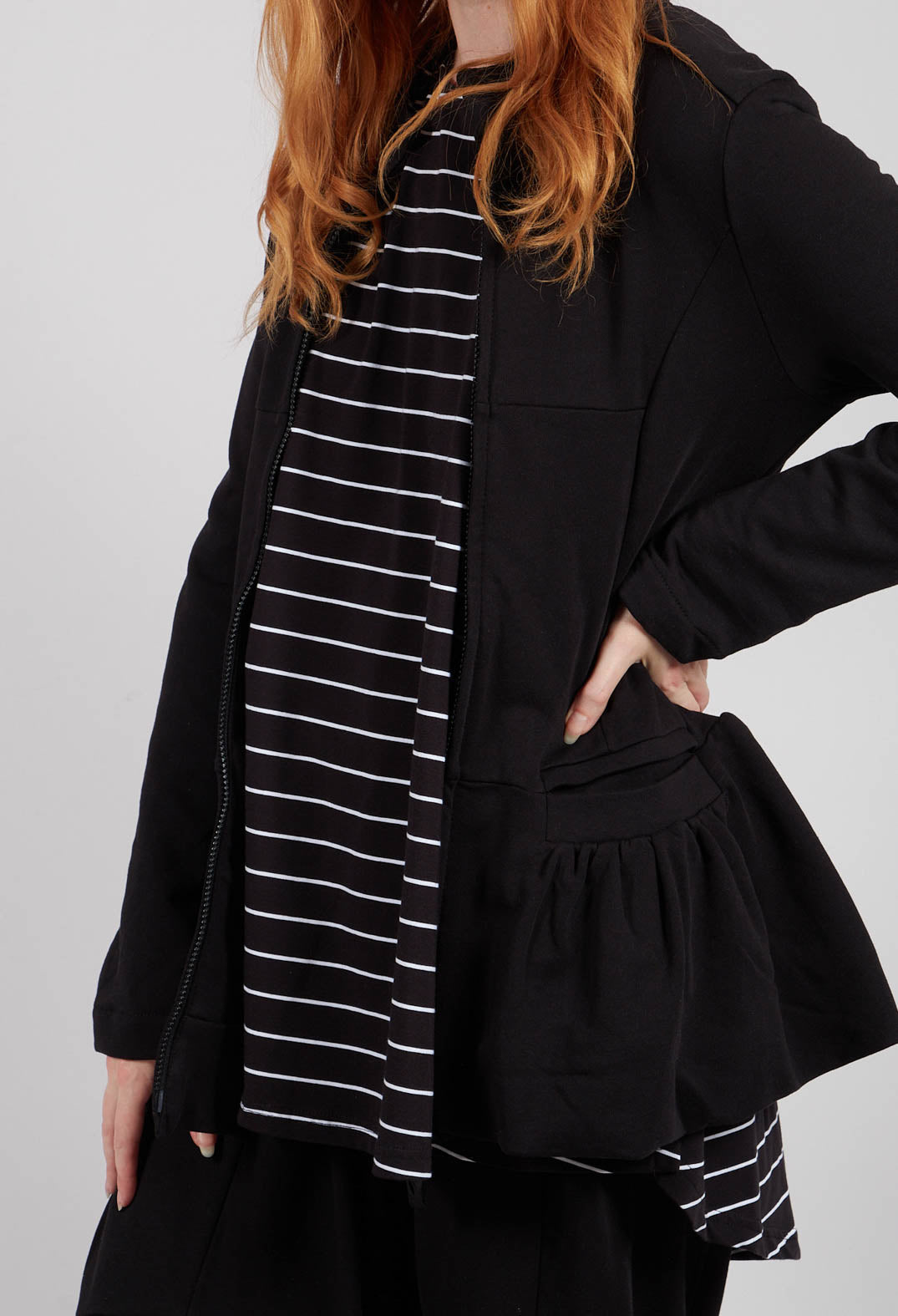 The Delicate Hoodie in Black