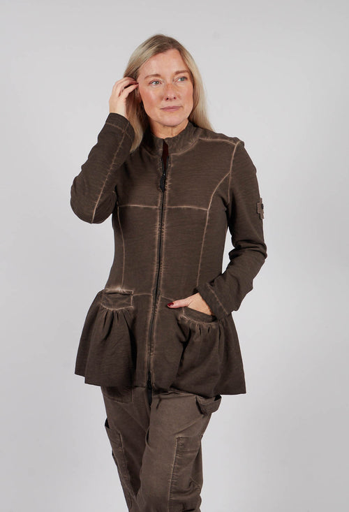 The Delicate Hoodie in Chocolate