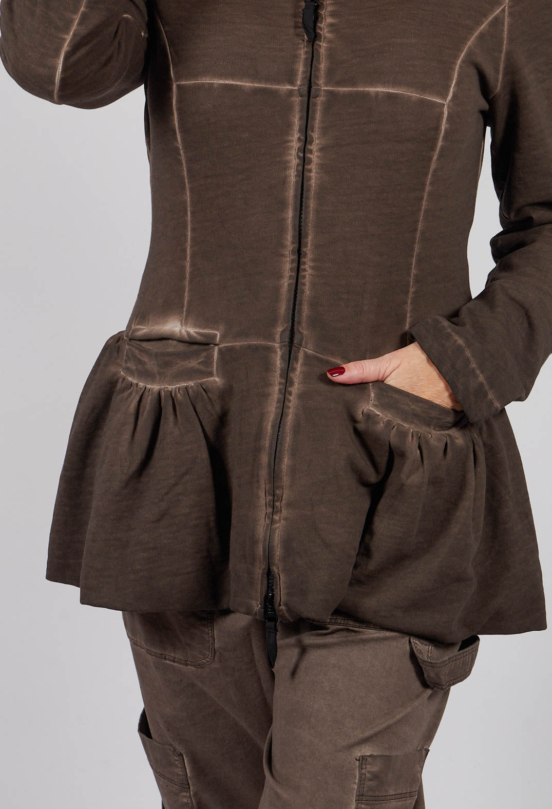 The Delicate Hoodie in Chocolate