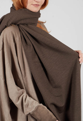 Sweat Scarf in Chocolate