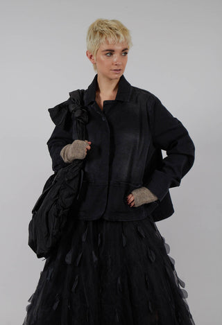 Honey Denim Jacket in Black