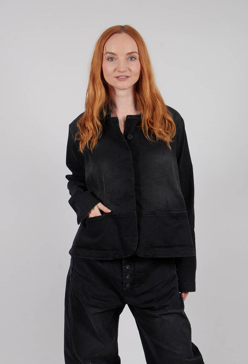 Honey Denim Jacket in Black