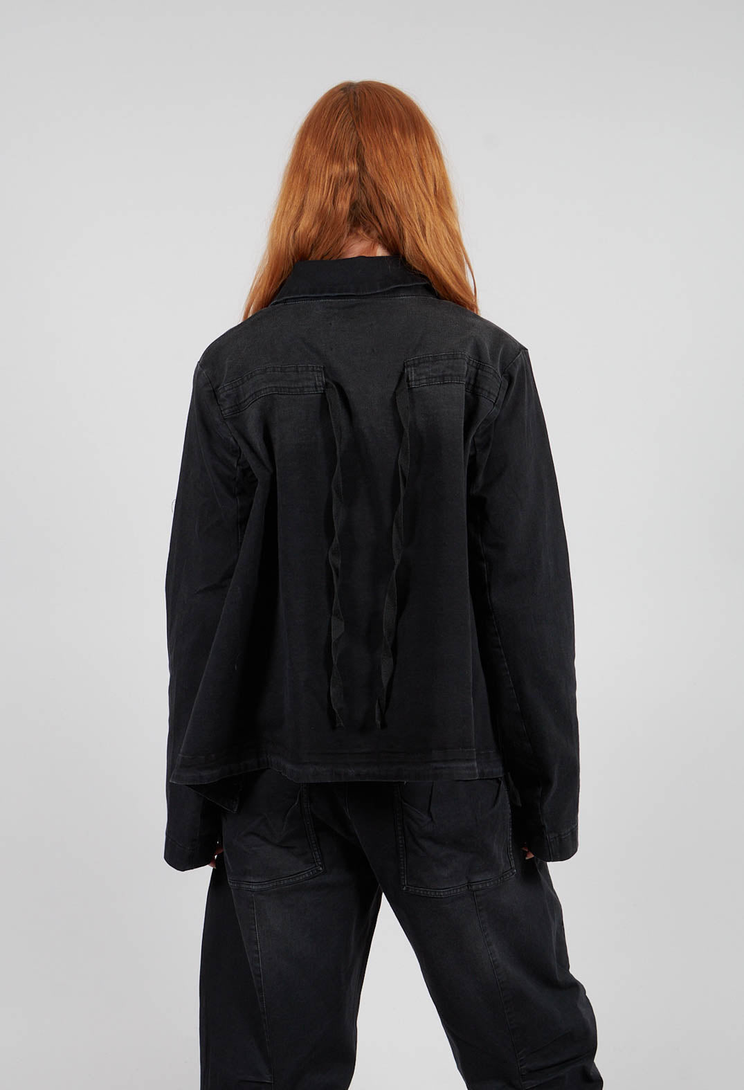 Honey Denim Jacket in Black