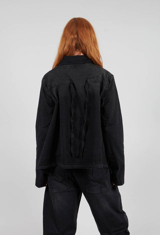 Honey Denim Jacket in Black
