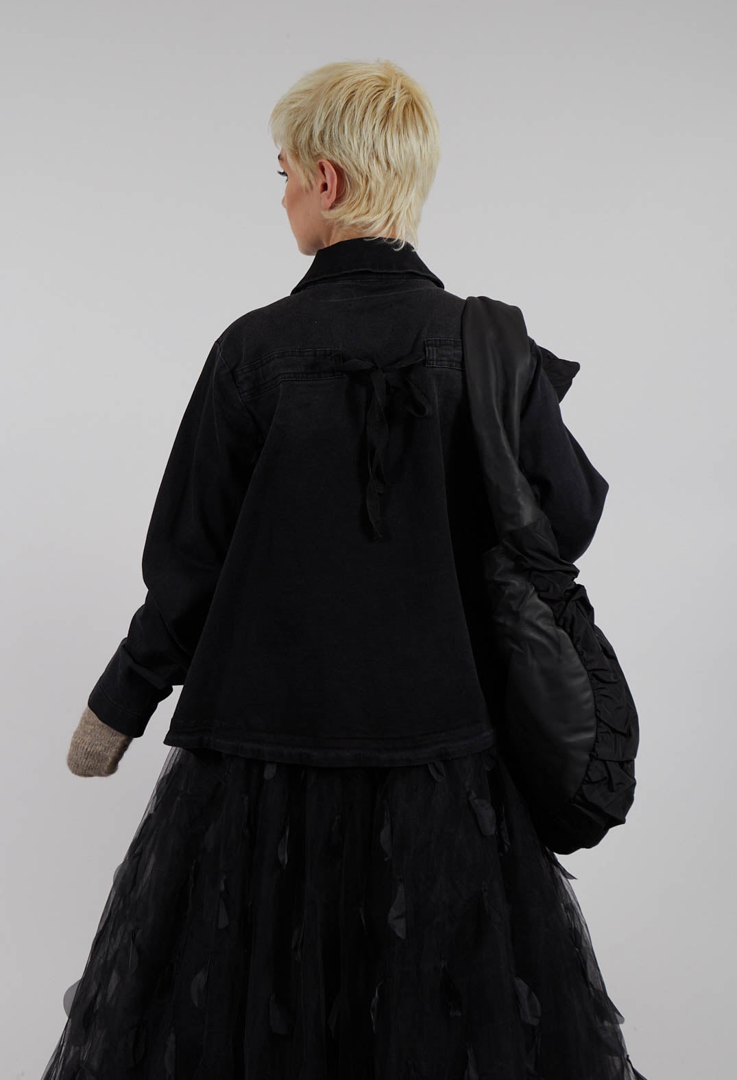 Honey Denim Jacket in Black