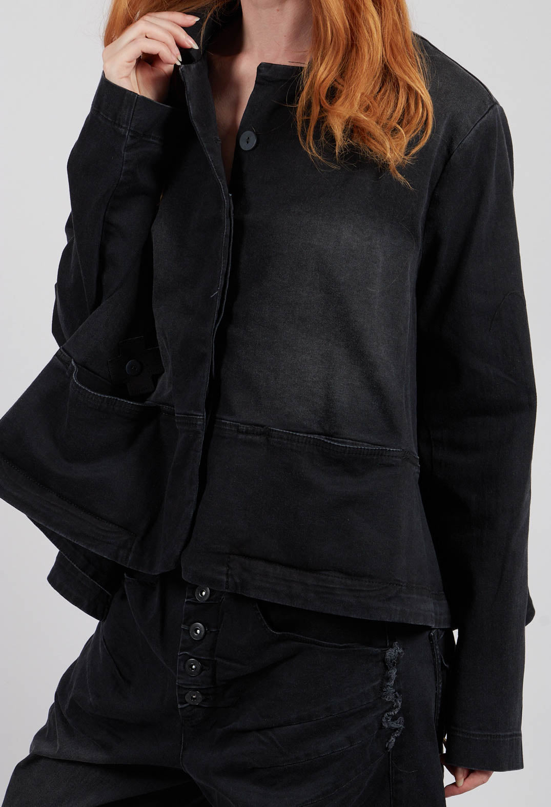 Honey Denim Jacket in Black