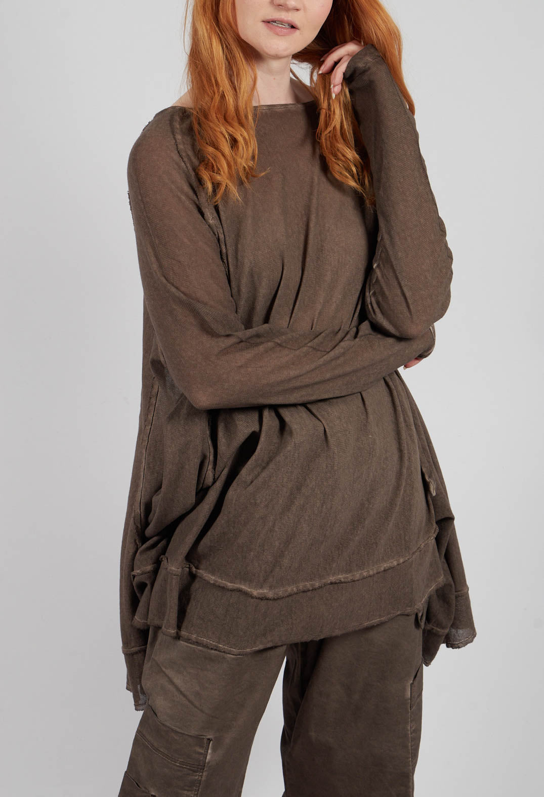M Square Top in Chocolate