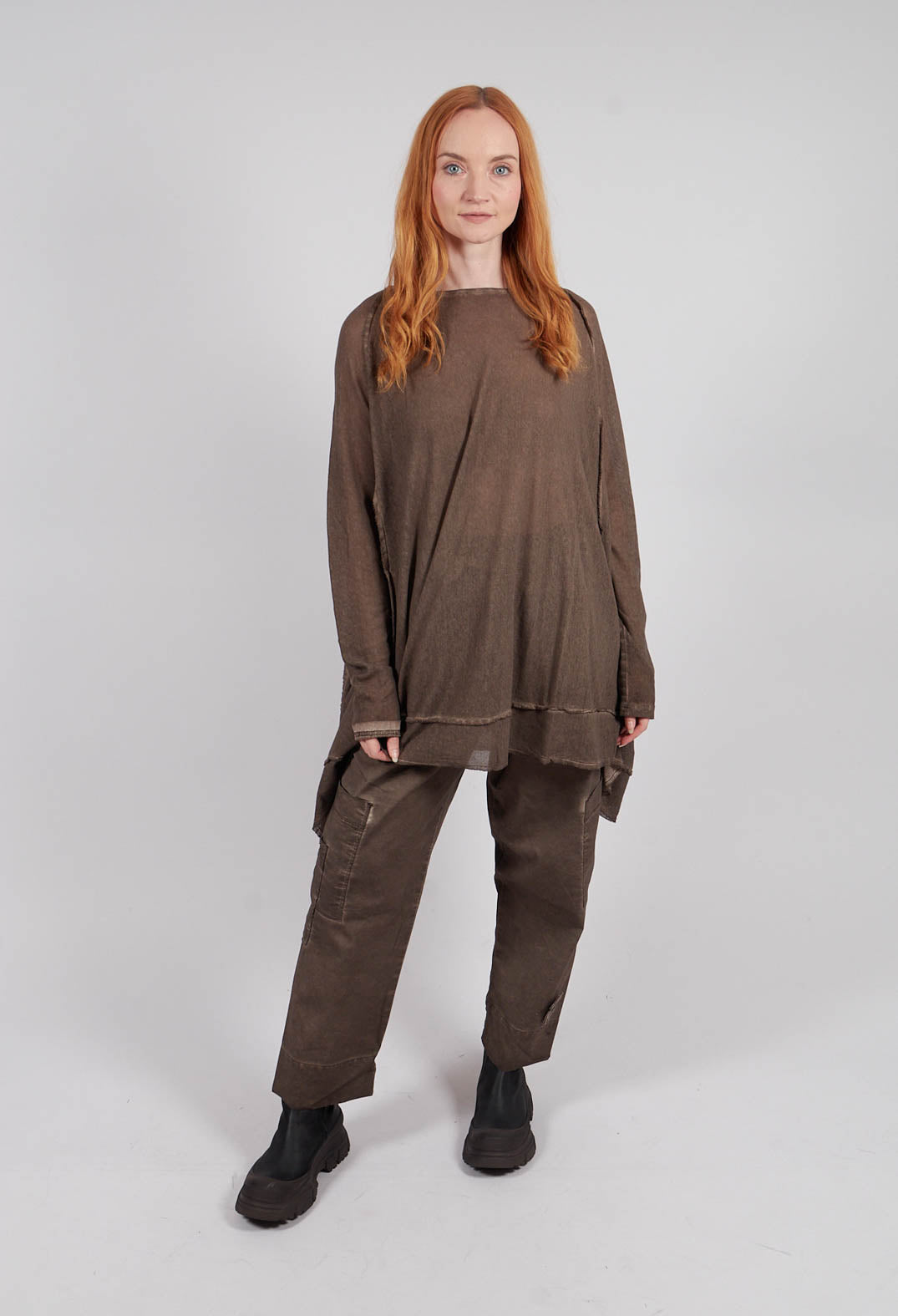 M Square Top in Chocolate