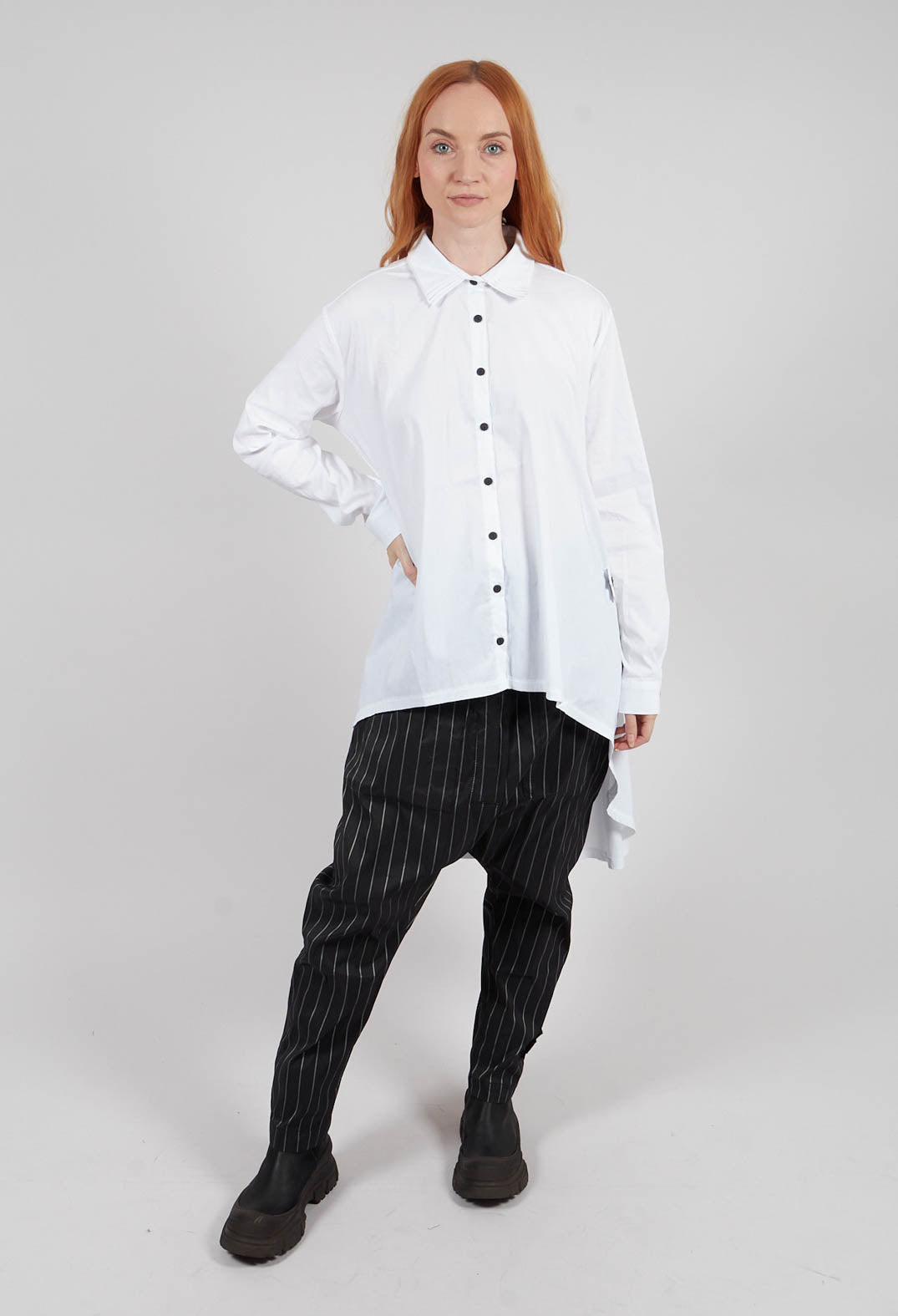 To Tie Two Shirt in White
