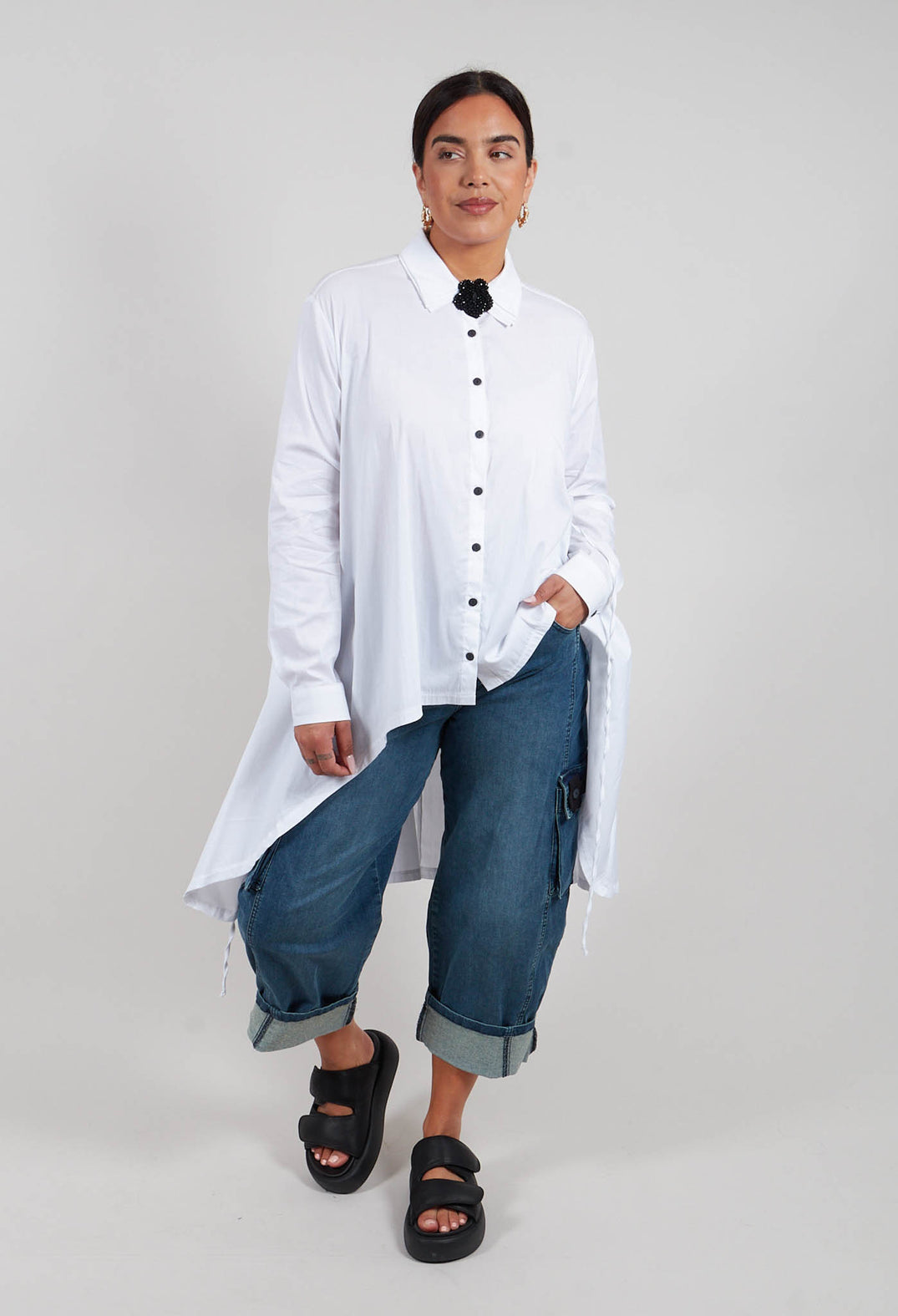 To Tie Two Shirt in White