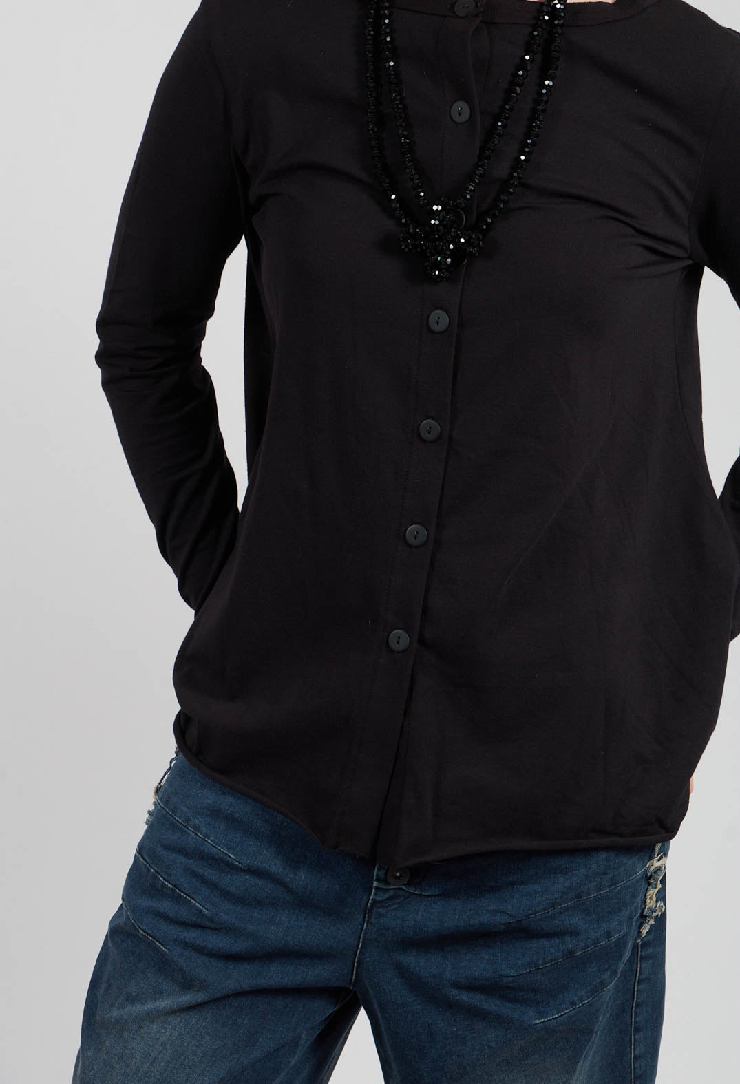 Backside Jardigan in Black