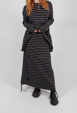 Pen Skirt Three in Pinstripe