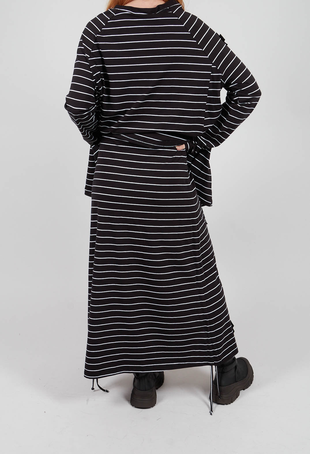 Pen Skirt Three in Pinstripe