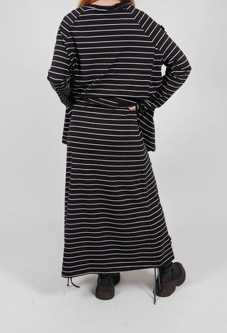 Pen Skirt Three in Pinstripe