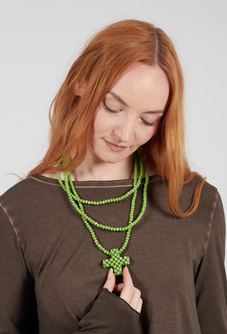 Across Extra Long Necklace in Pistachio