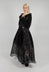 Hops Dress Coat in Black