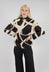 Leto Top in Black and Beige