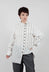 Asymmetric Shirt in Off White Stripe