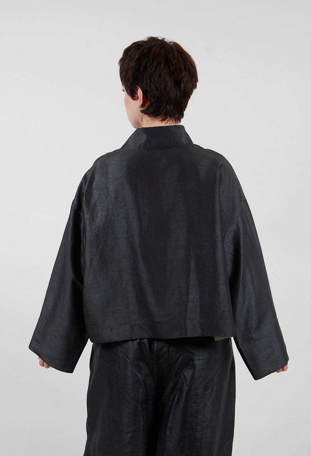 Silk Shirt in Clay Dyeing