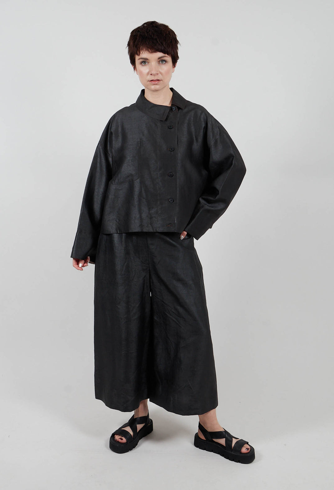 Silk Shirt in Clay Dyeing