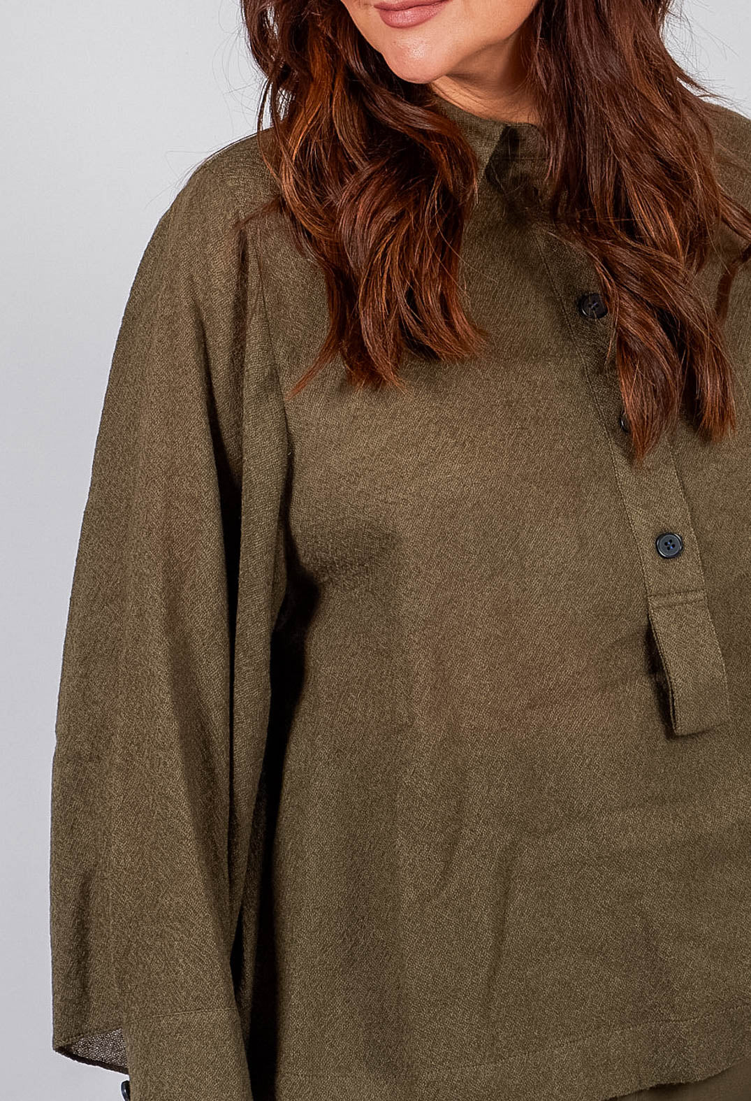 Tunic Top in Khaki and Navy