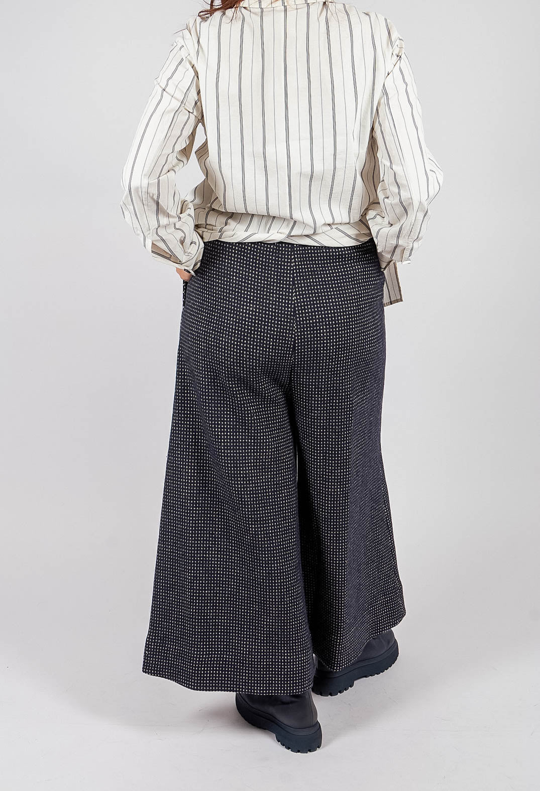 Drawstring Trouser in Navy