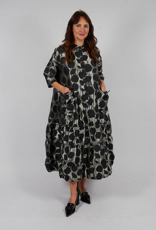 Flowerbomb Long Dress in Black