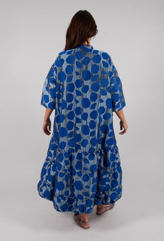 Flowerbomb Long Dress in Blue