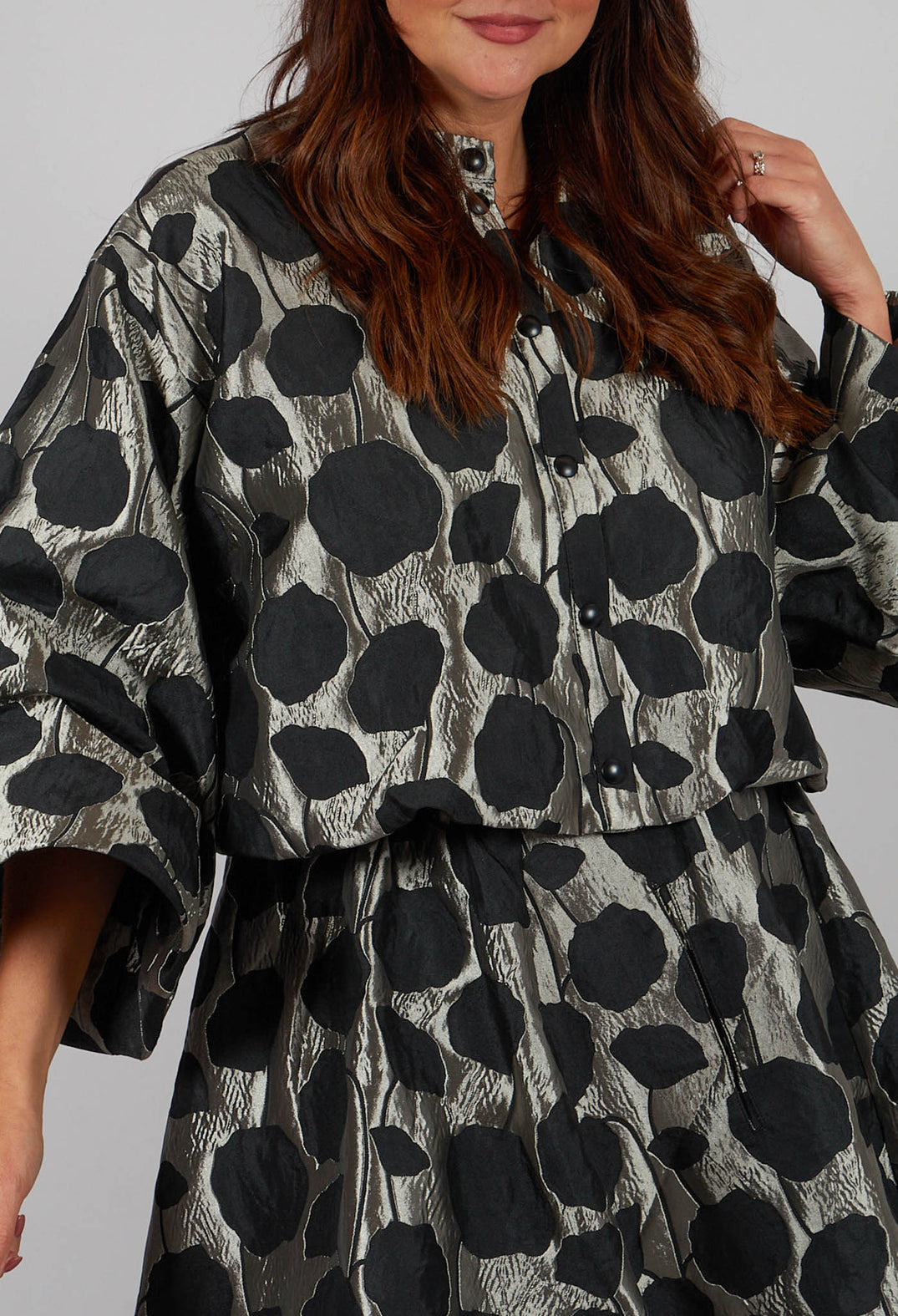 Flowerbomb Short Jacket in Black