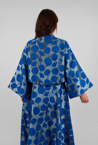 Flowerbomb Short Jacket in Blue