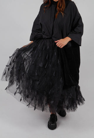 Feathers In The Sky Skirt in Black