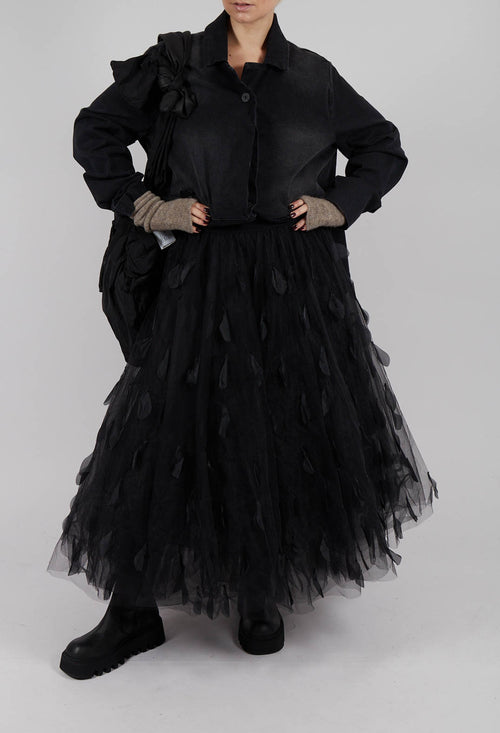 Feathers In The Sky Skirt in Black