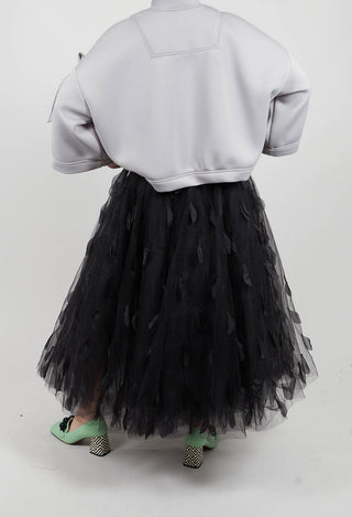 Feathers In The Sky Skirt in Black