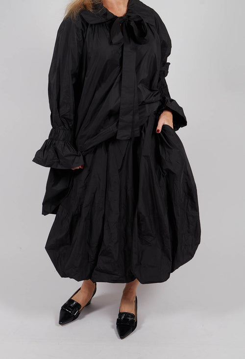 Puffball Skirt in Black