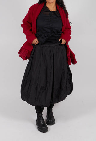 Puffball Skirt in Black