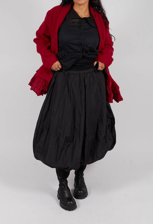 Puffball Skirt in Black