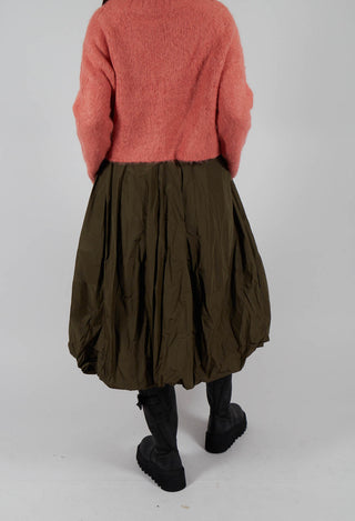 Puffball Skirt in Kaki