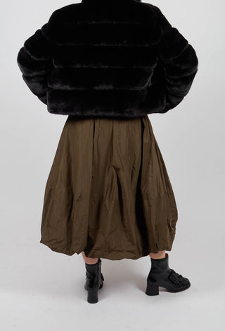 Puffball Skirt in Kaki