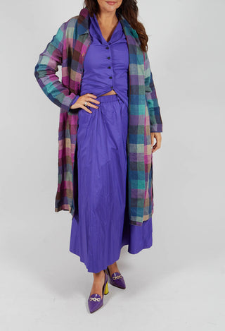 A-Line Skirt in Indigo