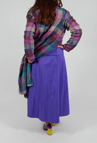 A-Line Skirt in Indigo