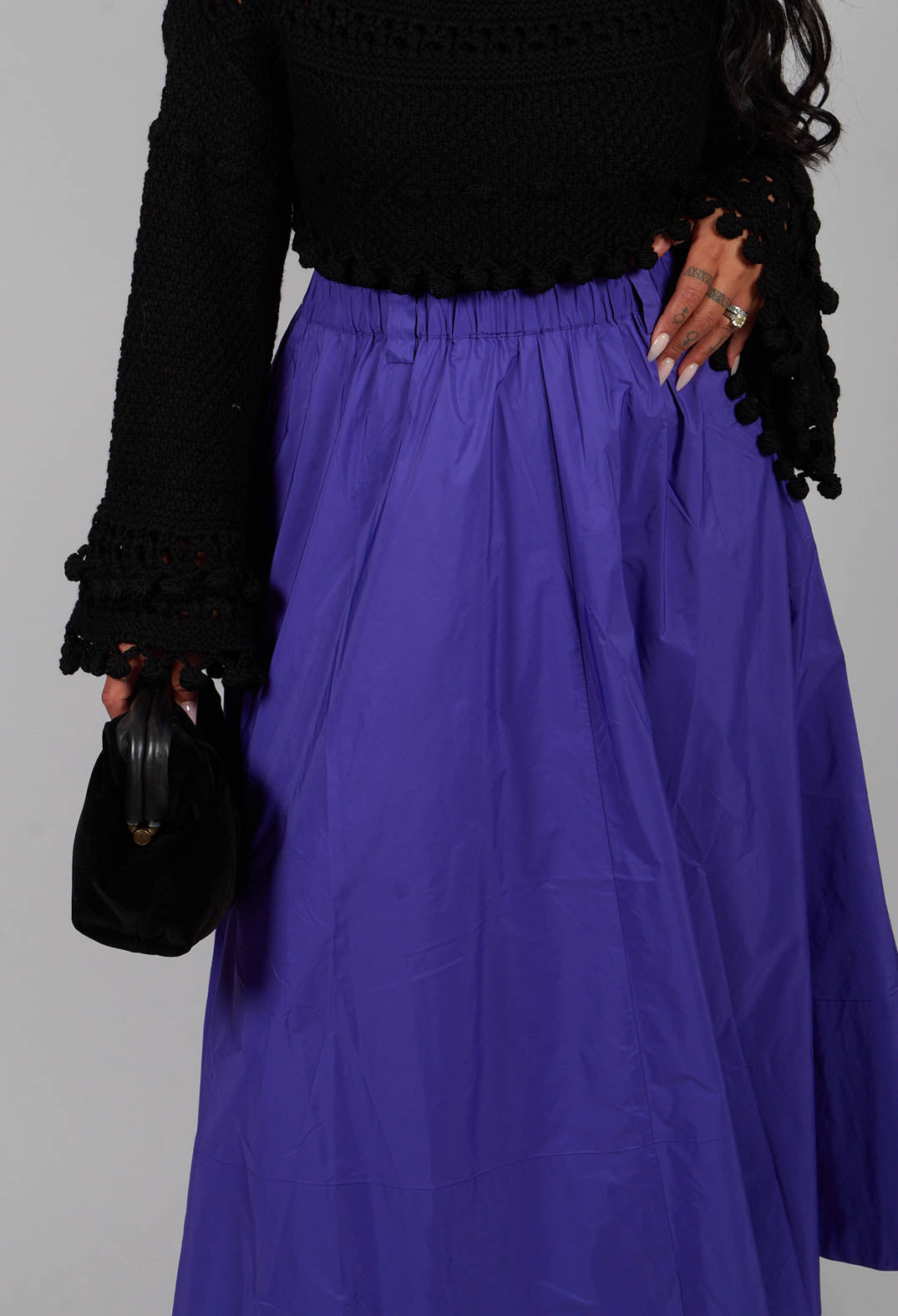 A-Line Skirt in Indigo