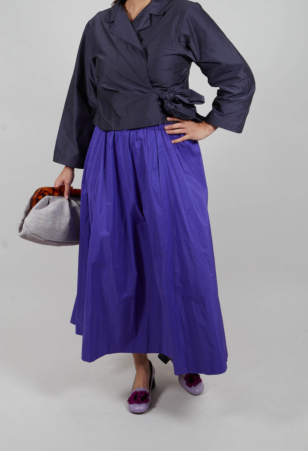 A-Line Skirt in Indigo