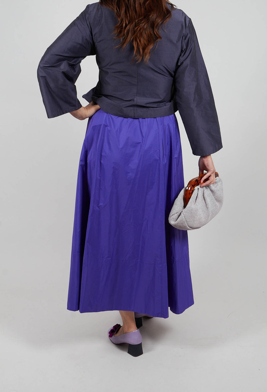 A-Line Skirt in Indigo