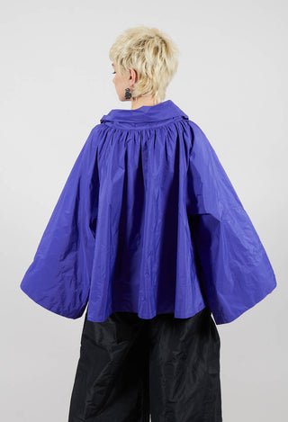 Collared Top in Indigo